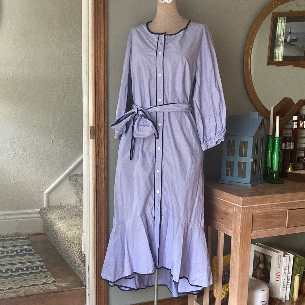 JCREW  Chambray Button-Down Dress